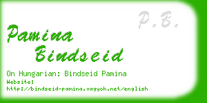 pamina bindseid business card
